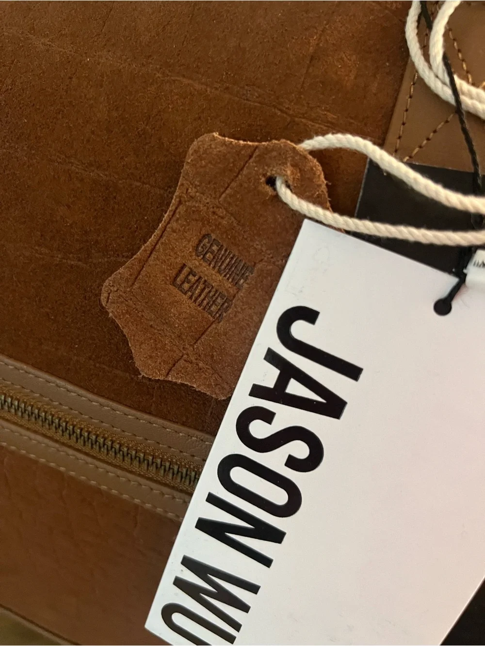 Jason Wu Brown Leather & Suede Duffel Bag
